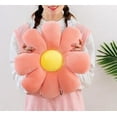 thumbnail image 4 of Flower Pillow 15 Inch Soft Plush Cushion Daisy Shaped Comfortable Decorative cushion Throw Pillow，Yellow, 4 of 7