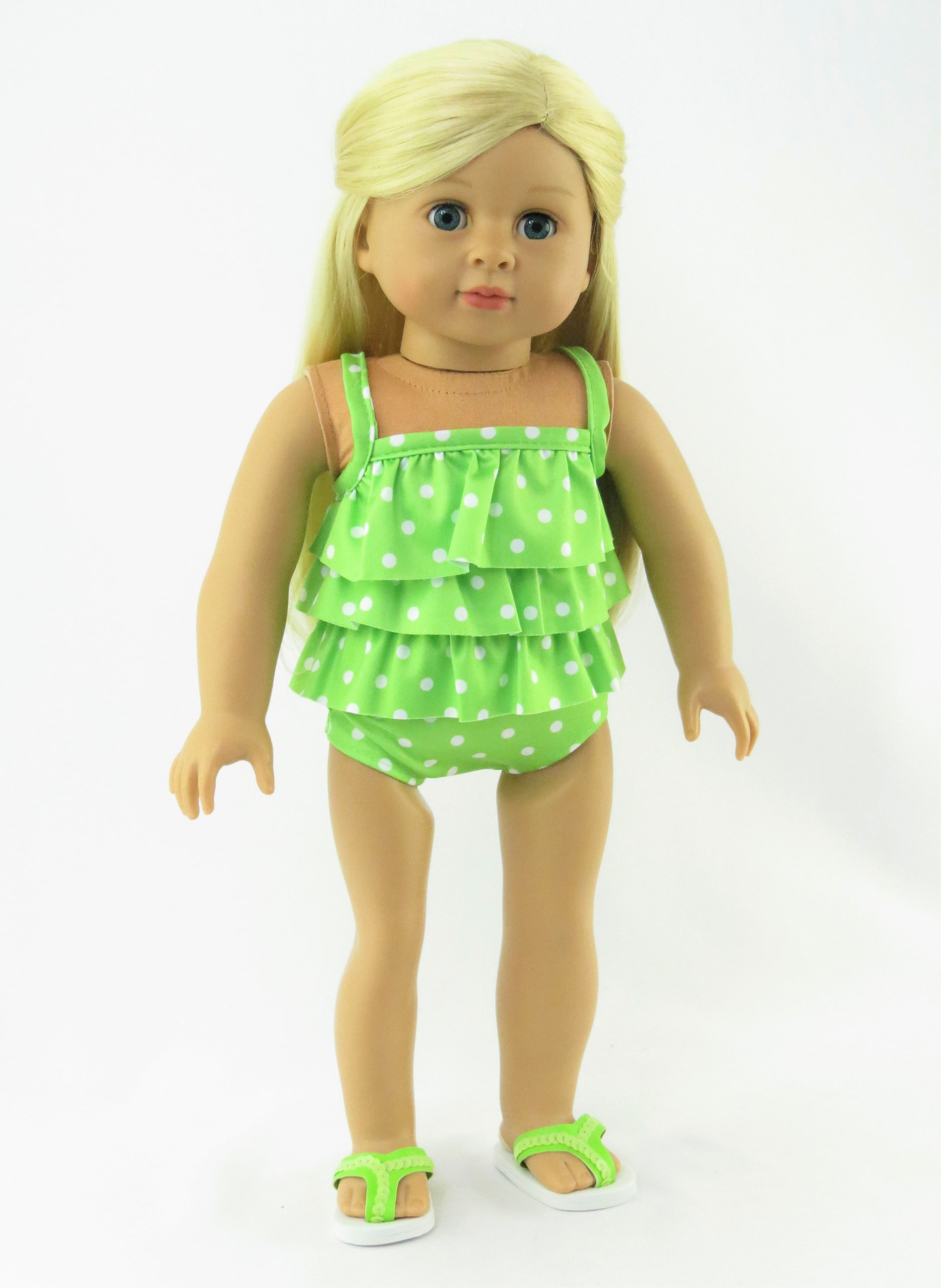 homemade 18/" american girl//madame alexander 2 piece LEA dress doll clothes