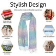 thumbnail image 6 of Shawl Wraps for Women - Colorful lightning Pattern Oversized Fall Winter Fashion Blanket Scarf for Women, 6 of 6