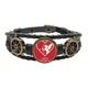 thumbnail image 1 of White Angel flecha el día de San Valentín Pulsera marina tejida en cuero, 1 of 4