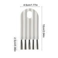 thumbnail image 3 of Plastic Brush 1-Pack Cleaning Brushes Set Multi-Purpose Corner Window Crevice Cup Lid Keyboard Detail Cleaning Brushes(White) Rkxzt, 3 of 6
