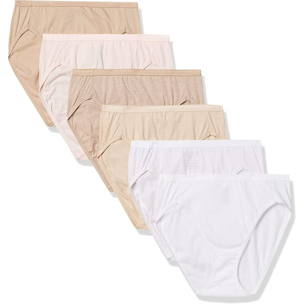 Hanes Ultimate Women's HighWaisted Panties, MoistureWicking Cotton