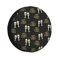 thumbnail image 1 of Fotbe Happy New Year Funda de Llanta de Repuesto con Estampado, Engrosada, Ajuste Universal para Jeep, Remolque, RV, SUV, Camión-14 inch, 1 of 6
