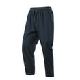 thumbnail image 2 of Men's Fleece Warm Drawstring Baggy Sweatpants Solid Color Casual Running Sport Trousers with Pockets, 2 of 4