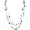 Diva-Blue, variant on Long Necklaces for Women Trendy, Boho Layered Crystal Beaded Collar Necklaces for Women, Fashion Statement Necklaces Jewelry(NK-10084-Brown)