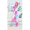 thumbnail image 3 of Uderui Pijamas de Unicornio para niños, Disfraz de Cosplay de una Pieza, Ropa de Dormir de Animales para niñas y niños, 3 of 5