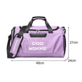thumbnail image 2 of Bolsa de fitness impermeable con compartimento para zapatos Mochila deportiva para viajes Natación, 2 of 7