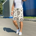 thumbnail image 6 of Balery Anchor with Rope Men's Cotton Knit Pajama Shorts Waistband & Pockets,Short Pajama Pants-Large, 6 of 8