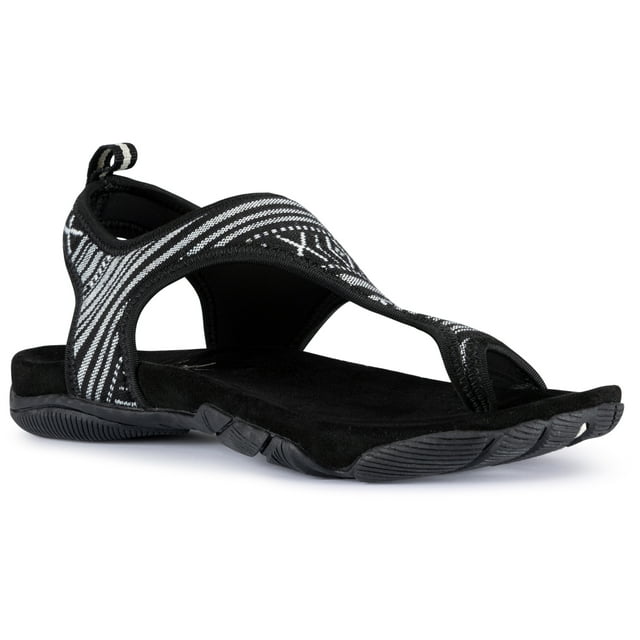 Trespass Womens Walking Sandals Beachie - Toe Post Woven Textile Upper, Cushioned Footbed, Durable Traction Outsole, Textile Lining