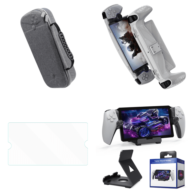 Estuche Transporte Rígido Almacenamiento A Prueba Golpes Impermeable para Portal PS5 (gris)