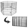 Blue Beagle Pet Exercise Pen, 36" Large Indoor & Outdoor Playpen for
