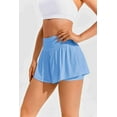 thumbnail image 5 of Pinspark Flowy Shorts for Women 2 in 1 Running Workout Gym Athletic Tennis Short High Waisted Active Wear with Pockets, 5 of 9