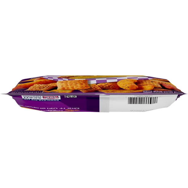 Chex Mix Remix Zesty Taco Savory Snack Mix, Snack Bag, Family Size