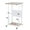 White, variant on SDADI L1010WFLT Adjustable Height Mobile Standing Office Computer Desk