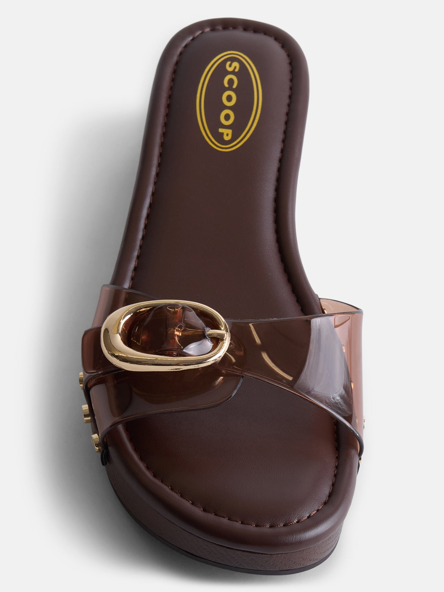 Scoop Women's Jelly Buckle Sandals