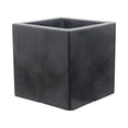 thumbnail image 2 of Ecobo 8" Eco-Friendly Square Pot Planter, Bloco Indoor/Outdoor use, Durable, Versatile & Lightweight, Designed by Brazilian Artisans, Contemporary All-Weather Design – Black, 2 of 7