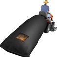 thumbnail image 2 of Bolsa recolectora de hojas para tractor cortacésped de 200 x 130 cm de gran capacidad para recolectar hojas rápidamente, adecuada para la mayoría de las cortadoras de césped, 2 of 5