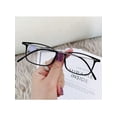 thumbnail image 2 of 1PCs Women Blue Square Plastic Frame Ultra Light Reading Glasses Fashion High Definition Transparent Glasses Color Frame Computer Glasses, 2 of 4
