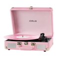 thumbnail image 1 of Maleta portátil rosa con Bluetooth Record Player JORLAI, 1 of 7