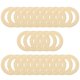 thumbnail image 2 of 25Pcs Wooden Rings for DIY Unpainted Macrame and Handmade Craft Projects, 2 of 4