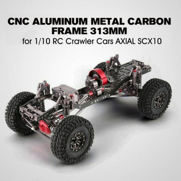 Aluminum Alloy 1:10 Scale RC Crawler Body Chassis for Axial SCX10