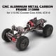thumbnail image 2 of Piezas de actualización del marco del cuerpo de RC 1: material acero al carbono para SCX10 axial, distancia entre ejes de 313 mm, rueda de 2,2 pu perfke Marco de coche 4WD RC, 2 of 9