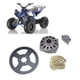 thumbnail image 4 of Gear 6t Brutht Drum Box Caja de Engranajes 68t Sprocket de 25 H de Cadena para 2 Golpes 47cc 49cc Minimoto Pocket Bike Quad ATV, 4 of 7