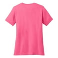 thumbnail image 6 of Ladies Core Cotton Tee Neon Pink S, 6 of 6