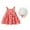 Red2, variant on vdgthytj Toddler Girl Summer Dress Infant Baby Casual Clothes Sleeveless Cute Printed Beach Sundress with Hat
