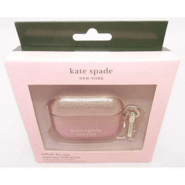 Kate Spade New York Case for AirPods Pro - Ombre Glitter Sunset Pink -  
