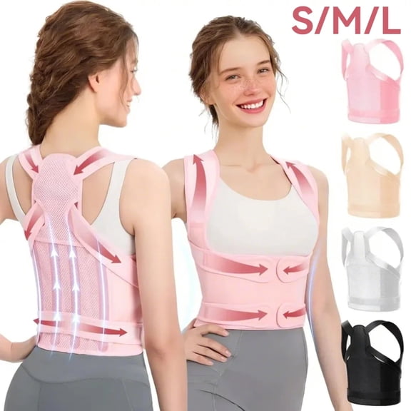 XIRQI 2026 New Back Brace Posture Corrector for Women and Men,Scoliosis and Hunchback Correction,Adjustable Back Straightener Provides Shape for Neck Shoulders Back