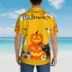 thumbnail image 4 of Fotbe Happy Halloween1 Camisa Hawaiana para Hombre Unisex – Camisa Casual de Verano con Botones de Manga Corta de Algodón y Lino,Medium, 4 of 7
