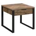 thumbnail image 1 of Acme Furniture Table d'Appoint Aflo, Finition Chêne Vieilli et Noir, 1 of 2