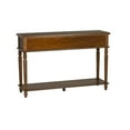 thumbnail image 5 of Powell Mcghie Hazelnut Rustic Two Drawer Wood Console Table, 5 of 16