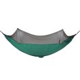 thumbnail image 2 of Hamaca de campamento hamaca portátil integrada columpios hamaca al aire libre una sola hamaca doble interior verde oscuro, 2 of 10