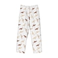 thumbnail image 4 of Xecao Leopard Print Men's Straight Lounge Pajama Pants: The Ultimate in Comfortable Sleepwear, 4 of 9
