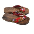 thumbnail image 3 of Paulownia Children Clogs Baby Slippers COS Student Clogs Flops Size 22-34 Red, 3 of 7