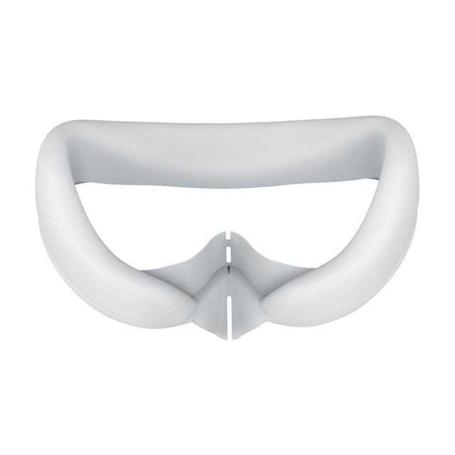 Cubierta de Interfaz de Silicona VR para Auriculares Pico 4 VR Almohadilla de Silicona VR Antifugas Mangas de Bloqueo de Luz, Gris