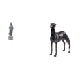 thumbnail image 1 of Estatua de Guan Yin,Estatua de Guan Yin para decoración del hogar.,Estatua de perro de resina,Estatua de perro galgo de resina con forma de animal,Escultura coleccionable para, 1 of 8