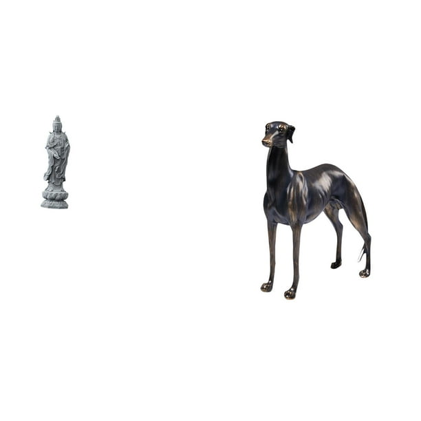 Estatua De Galgo Guan Yin, Accesorios De Adorno, Regalos Tradicionales, Figurita De Kuanyin, Buda Femenino, Escultura De Resina Animal Para Estantería, Gabinete, Escritorio, Decoración Del