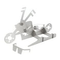 thumbnail image 1 of KAKOWELY 1 parrilla para pollos de acero inoxidable con forma de motocicleta para asar pollos y pavos, 1 of 5
