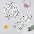 thumbnail image 2 of REDARER Kids' Washable Doodle Pajama Set - DIY Sketch Coloring Sleepwear for Creative Play, Ultra-Soft Cotton (Boys & Girls),Size:5-6 Years, 2 of 3