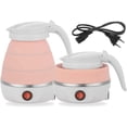 thumbnail image 1 of Folding Travel Kettle 600ml Electric Silicone Water Bottle Portable Heating Fast Kettle, 1 of 5