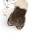 thumbnail image 4 of Kiijoy Toddler Girls Faux Fur Vest Fashion Warm Sleeveless Cardigan Coat, Sizes 3-4, 4 of 4