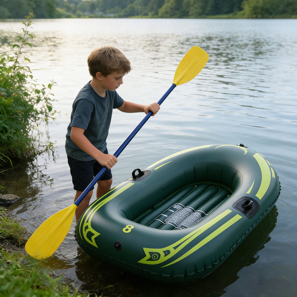 Compact 47 Inch Kids Inflatable Boat For Outdoor Adventures Weighs Only 800g