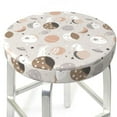 thumbnail image 3 of Honeii Rabbit In Space Bar Stool Covers – Perfect Fit for 12" to 14" Round Stools, Crease-Resistant, Stretchy, Washable & Dustproof Seat Slipcovers-14 inch, 3 of 7