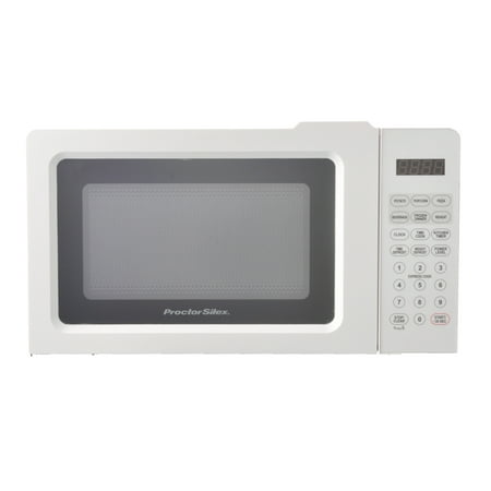 Proctor Silex 0.7 Cu.ft White Digital Microwave Oven