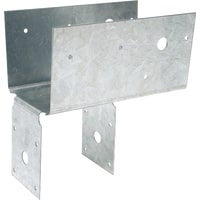 Simpson Strong-Tie FPBM44E E-Z Mender 4x4 Post Repair Bracket (2 Pack) – Black Finish, For Fence Post Repair