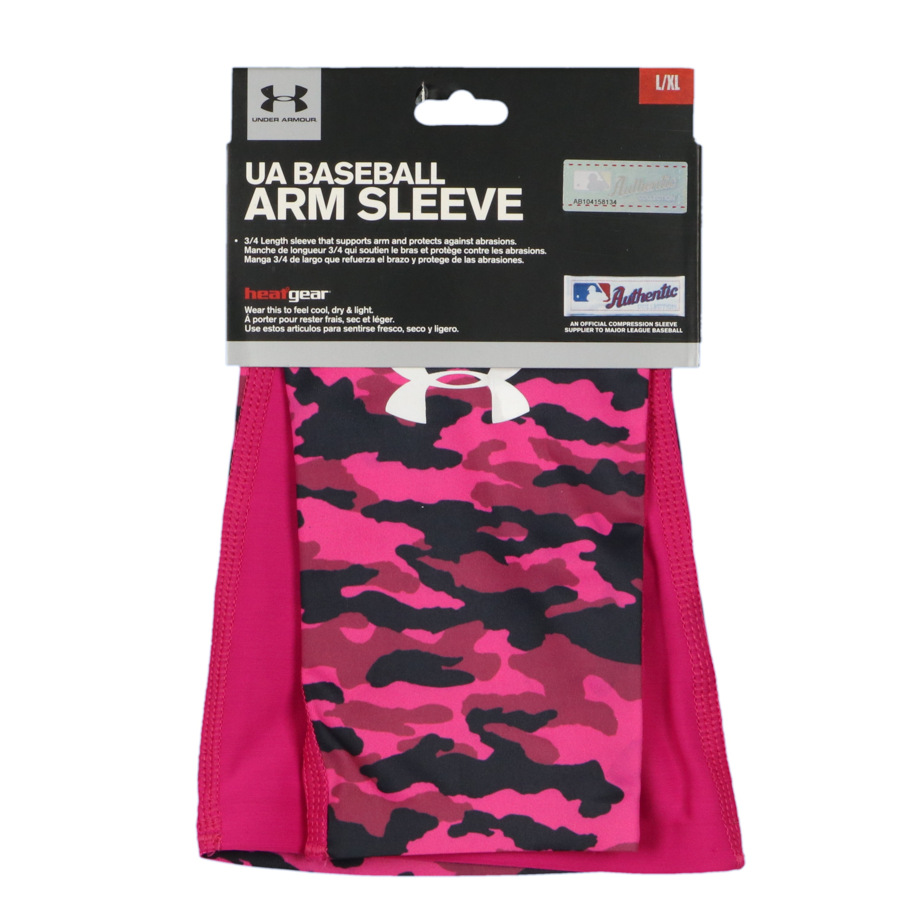 pink under armour sleeve