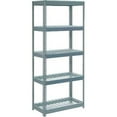 thumbnail image 5 of Global Industrial Extra Heavy Duty Shelving 36"W x 18"D x 96"H With 5 Shelves, Wire Deck, Gry, 5 of 5